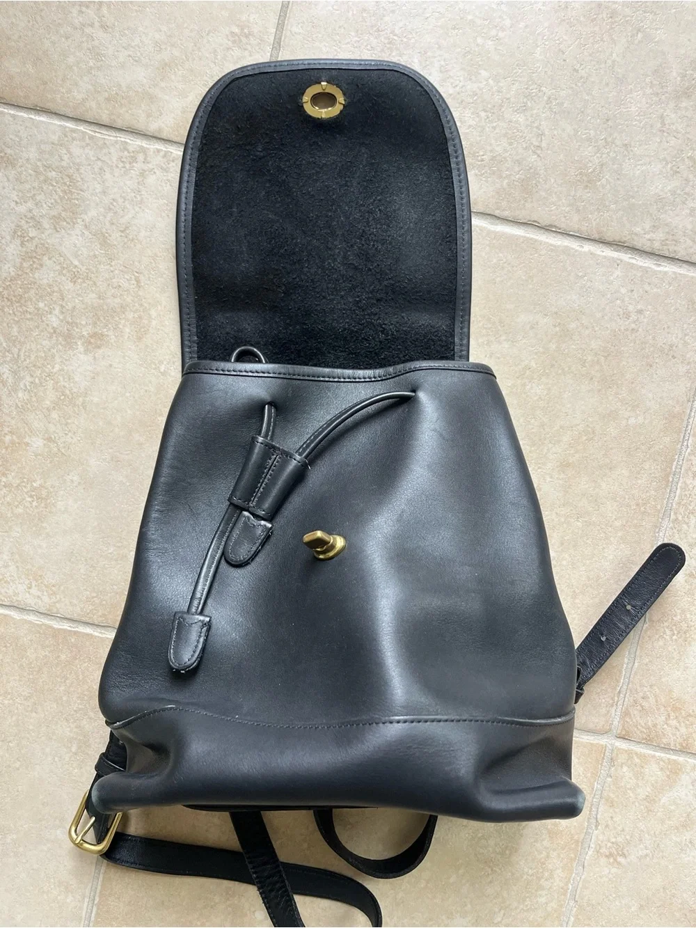 Vintage Coach Large Daypack Backpack ( Style 9791)